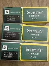 3 Coca Cola Freestyle Cartridge Refill Seagrams Ginger Ale Diet Soda Concentrate