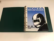 1984-86 VF500F Interceptor V30 Honda OEM Service Manual Repair Shop Green Binder