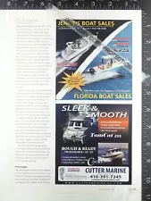 2006 AD for Jenkin sale Glastron Sea Fox Cutter Marine TomCat 255 catamaran boat