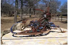 Unique metal art sculpture outdoor