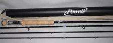 Powell Tiboron 907-4 Graphite 9' 4 Pc 7 Wt. Fly Rod w/Sock & Tube MINT