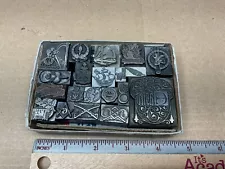 Letterpress Printer Blocks / Solid Lead / Ornaments / Dingbats