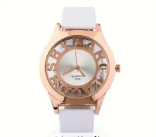 Fashion Marc Jacobs Rivera Watch Women White Strap GoldTone Stainless Steel