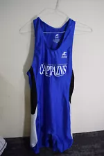 Christopher Newport University TEAM ISSUED CNU Wrestling Singlet MENS M Blue