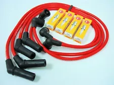 MAZDA RX7 TURBO II 2 SPARK WIRES NGK PLATINUM PLUGS RED