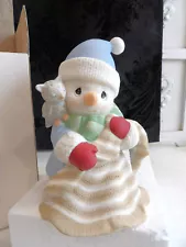 NIB Precious Moments Porcelain Bisque Figurine~#201017~"Peace on Earth"