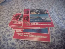 original movie posters THE SPY THAT LOVED ME 8 LOBBY CARDS