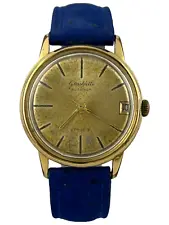 Men's Watch Glashütte GUB Automatic Cal 67.1 with Blue Strap, Works