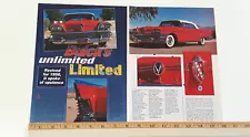 1958 BUICK LIMITED CONVERTIBLE ORIGINAL 1994 ARTICLE