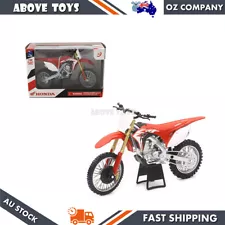 NewRay 1:12 Scale Honda CRF 450R 2018 Dirtbike Motorbike Model Diecast Kids Toy