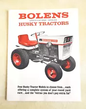 Vintage Bolens Husky Tractors Spec Catalog 12pgs