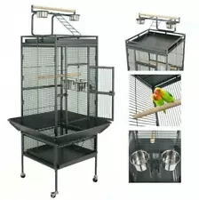 Segawe B005-1 61" Large Play Top Parrot Bird Cage, Include Ladder & 2 Perches -