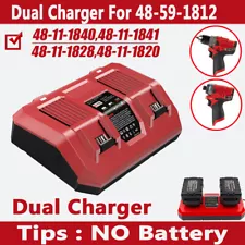 For Milwaukee For M18 Battery For M12 12V-18V Battery Rapid Charger NEW Charger