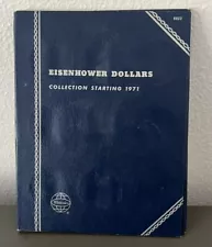 Whitman Eisenhower Dollars Collection Starting 1971 Empty Folder #9023