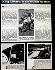 1975 Yamaha DT400 Top End Rebuild - 5-Page Vintage Motorcycle Article