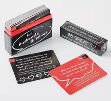 88 Great Conversation Starters for Husbands and Wives – Romantic Card Game