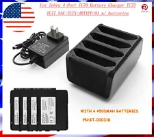 NEW 4-Port TC70 Battery Charger TC75 TC77 SAC-TC7X-4BTYPP-01 For Zebra SALES