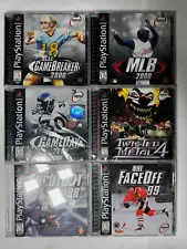 Sony Playstation PS1 Game Lot some unopened NBA MLB NHL Twisted metal 4