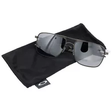 Open-Box.Oakley Gauge 6 Sunglasses Pewter Frame Prizm Black Polarized Len SDP307