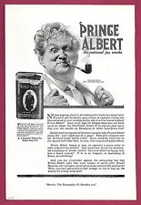 1919 Tobacciana Ad ~ PRINCE ALBERT Tobacco in a Can ~ "The National Joy Smoke"