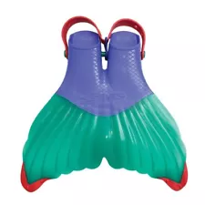 Finis Kids Mermaid Swim Fin Mermaid Tails Monofins, Purple/Green/Red