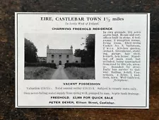 Castlebar Town - Ireland For Sale - 1951 Press Cutting r448