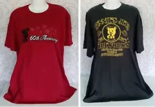 (2) Black Cat Fireworks T-Shirts: 60th Anniversary & Bennie's Jets