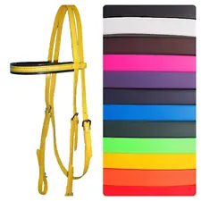 Horse Running Head Race Bridle Mix/Match Colours ALL SIZES