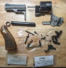 Dan Wesson Model 14 357 revolver parts lot: tools, barrel, cylinder, etc