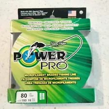 Power Pro 80lb Test *Moss Green* Used