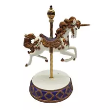 Hamilton Collection "Diamond Delight" Jeweled Unicorn Carousel Collection