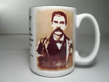 Doc Holliday Portrait Bio Collector Coffee Mug Tombstone