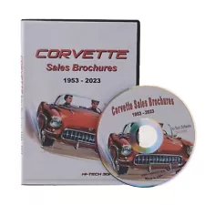 Corvette Sales Brochures DVD-ROM 1953-2023 Corvette