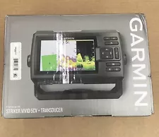 GARMIN STRIKER VIVID 5CV FISH FINDER And Transducer