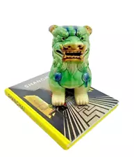 Foo Dog Ceramic Figurine Fu Guardian Lion Vintage Collectibles Oriental Decor