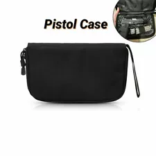 Black Tactical Padded Pistol Handgun Storage Carry Hunting Case Pouch Gun Bag