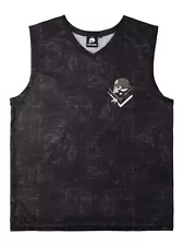 Metal Mulisha Men's Armed and Ready Jersey Tank Top Motocross Skull and Helmet