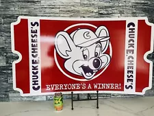 ð Vintage Chuck E Cheese Sign Statue Decor Vintage Man Cave Arcade Decor