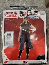 STAR WARS The Force Awakens REY Adult Womens Small 2-4 Costume Halloween