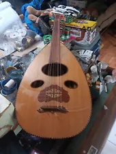 Arabic Syrian Handmade Oud Walnut Zan Wood Model 1 Made by Zeryab Missing 1 Nob