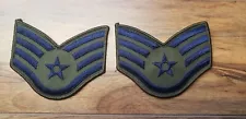 US Air Force Rank Insignia Patch Staff Sergeant Enlisted USAF E-5 4"