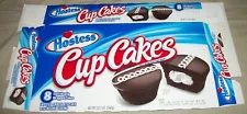 2015 VINTAGE HOSTESS CHOCOLATE CUPCAKES EMPTY FLAT BOX KANSAS CITY MO.