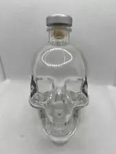 Crystal Head Skull Vodka Empty Bottle 750ml Original Stopper Very Nice!!