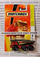 2009 MATCHBOX DUMP TRUCK 6X6, CONSTRUCTION SERIES, MBX #67 W/ OVAL RIMS VARIANT