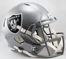 *SALE* LAS VEGAS RAIDERS NFL FULL SIZE SPEED REPLICA FOOTBALL HELMET-SHIP FAST!