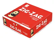 ZIG ZAG Red Cut Corners Rolling cigarette paper x 100 booklets= 6000 papers