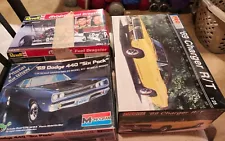 model car junkyard for parts not complete Dodge Charger and Super Bee