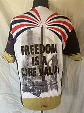 AK Apparel Cycling Jersey "FREEDOM IS A CORE VALUE" Border Patrol CBP Men L USA