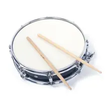 New Piccolo Snare Drum 13" x 3.5" Poplar Wood & Metal Shell Percussion Black