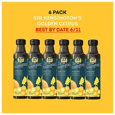 6 PACK Sir Kensington's Vinaigrette, Golden Citrus, 8.45 fl oz (250 ml) BBD 6/21